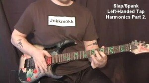 Online Guitar Lessons - Slap Harmonics - Part 2
